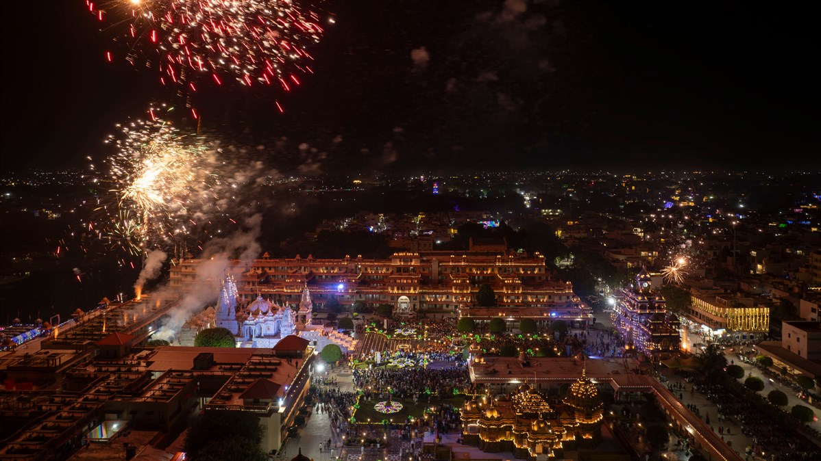 Diwali fireworks show