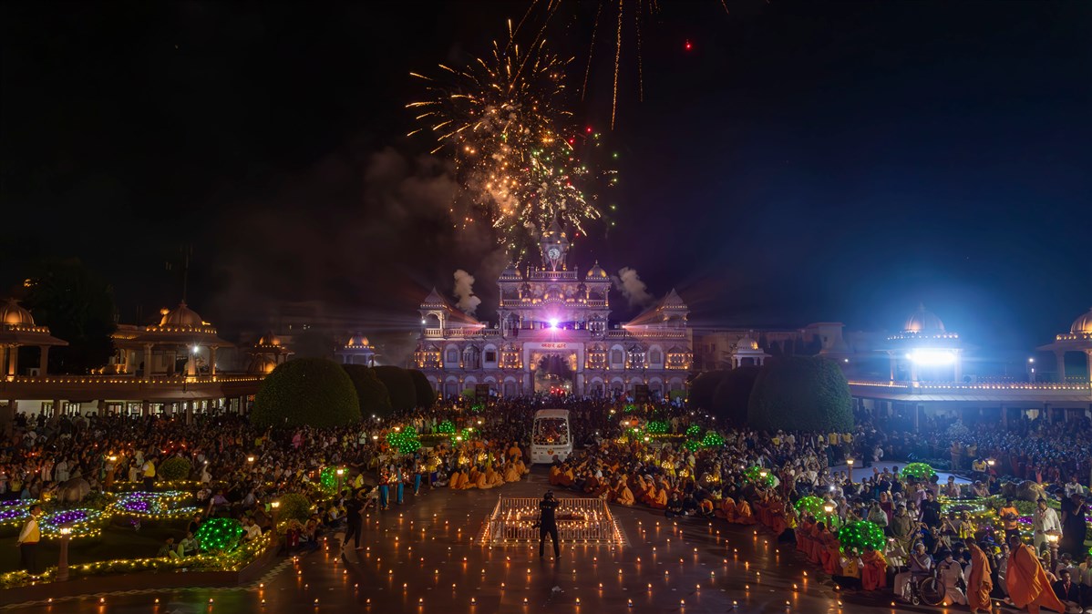 Diwali fireworks show