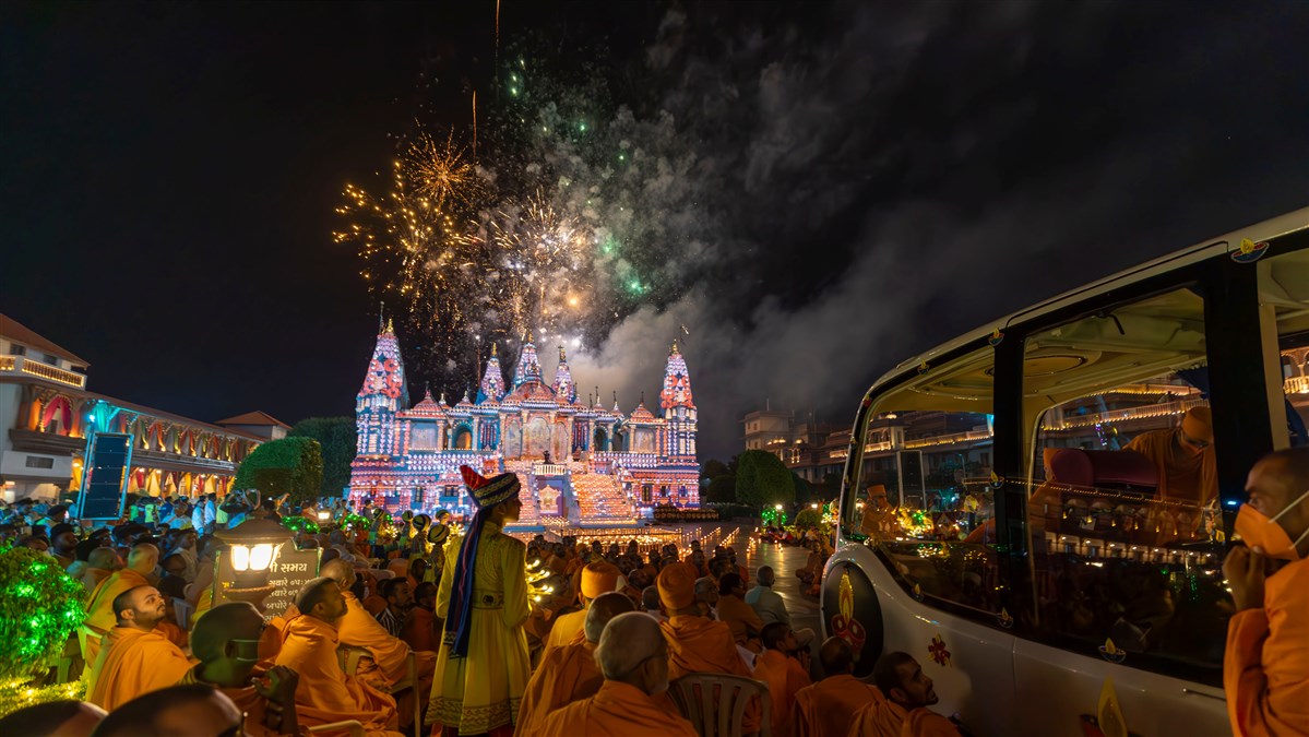 Diwali fireworks show