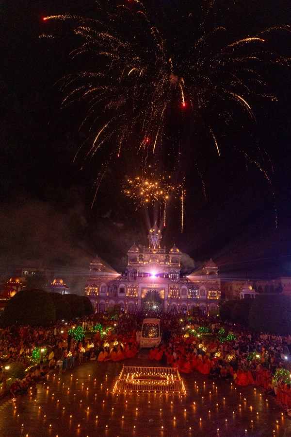 Diwali fireworks show