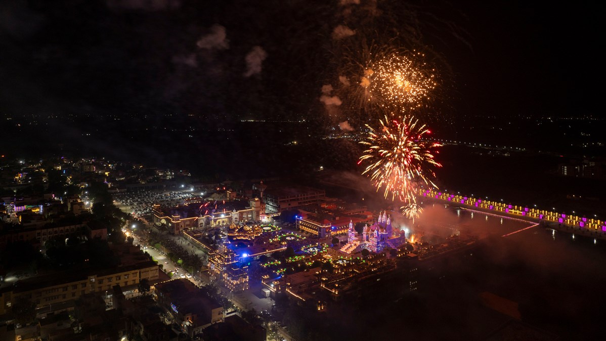 Diwali fireworks show