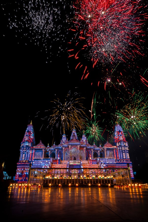 Diwali fireworks show