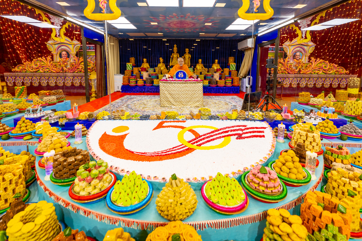 Swamishri performs his daily puja