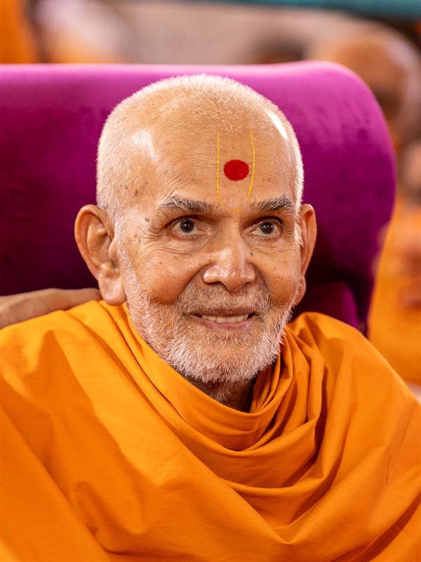 Swamishri in a divine mood