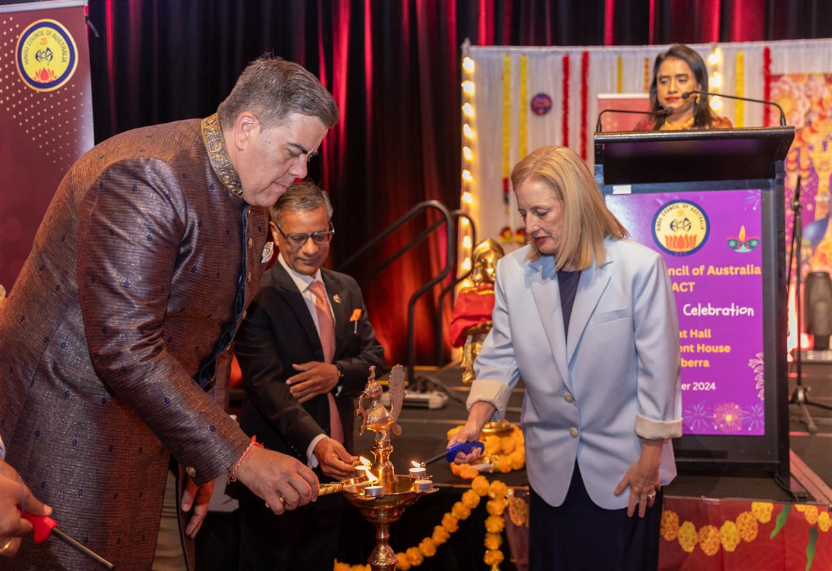 BAPS Australia celebrates Diwali in the heart of parliament: A celebration of Culture and Unity