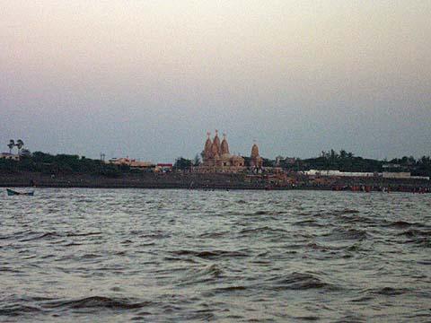The Sanstha's first Mandir on the sea shore of the Arabian Sea