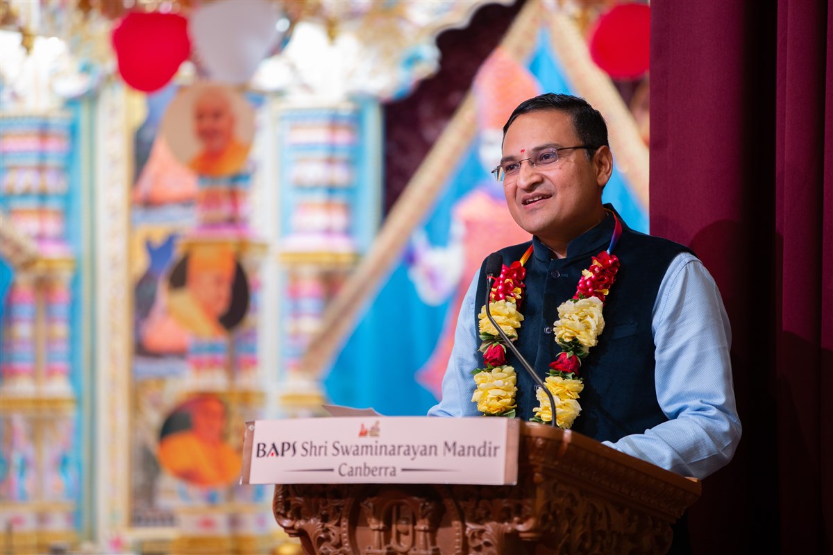 103rd Birthday Celebrations of Pramukh Swami Maharaj, Canberra