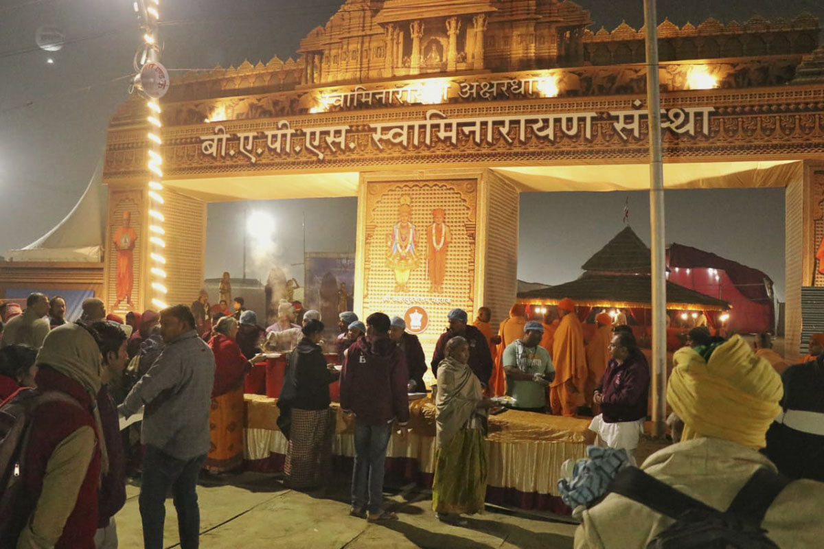 BAPS Shibir and Mahayagna in Mahakumbh, Prayagraj