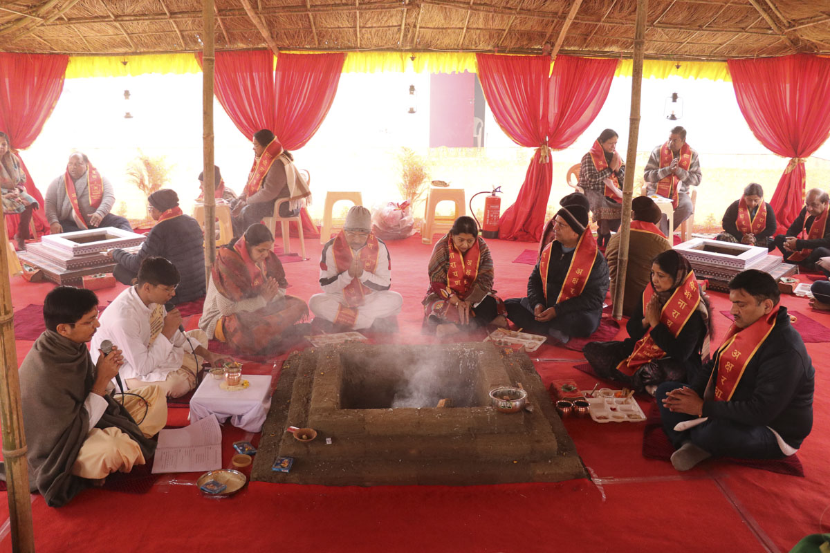 BAPS Shibir and Mahayagna in Mahakumbh, Prayagraj