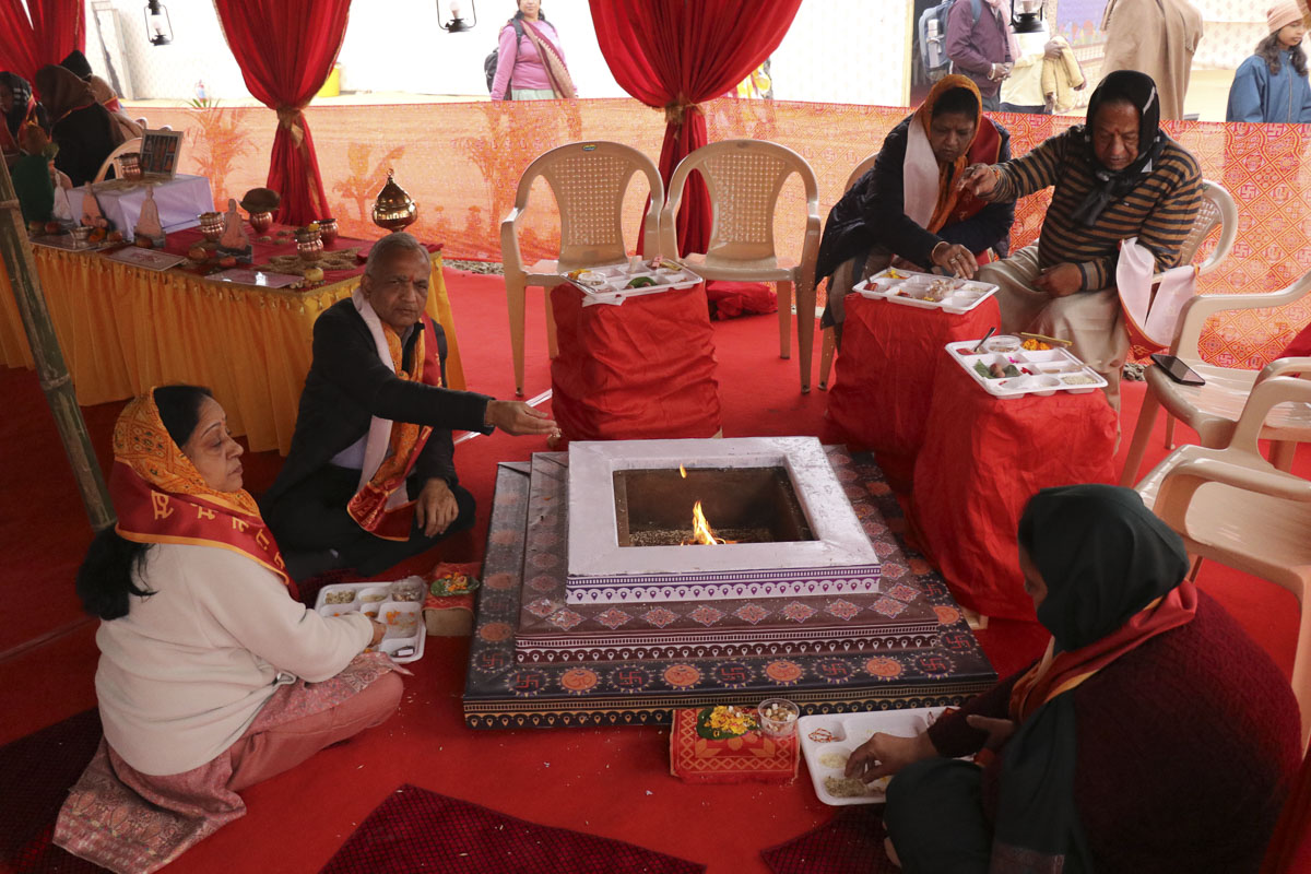 BAPS Shibir and Mahayagna in Mahakumbh, Prayagraj