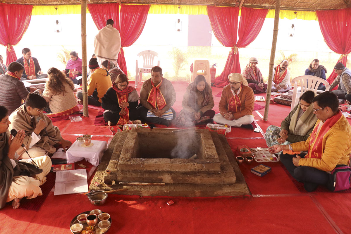 BAPS Shibir and Mahayagna in Mahakumbh, Prayagraj