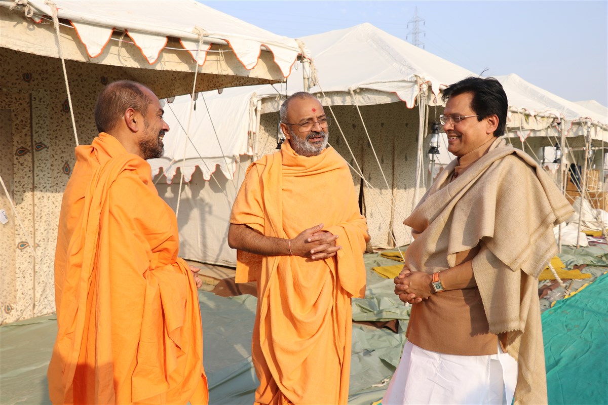 BAPS Shibir and Mahayagna in Mahakumbh, Prayagraj