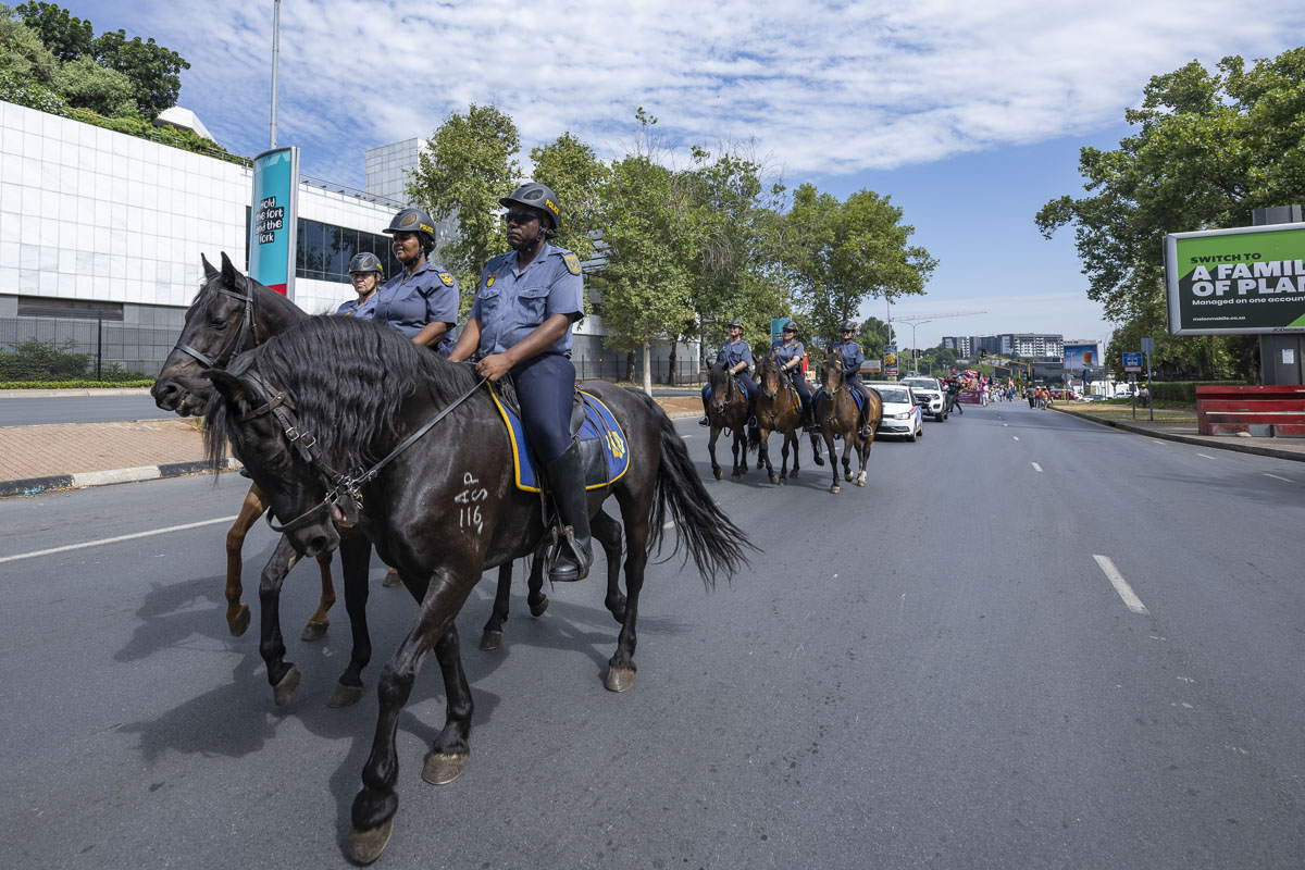 Nagar yatra through the streets of Johannesburg