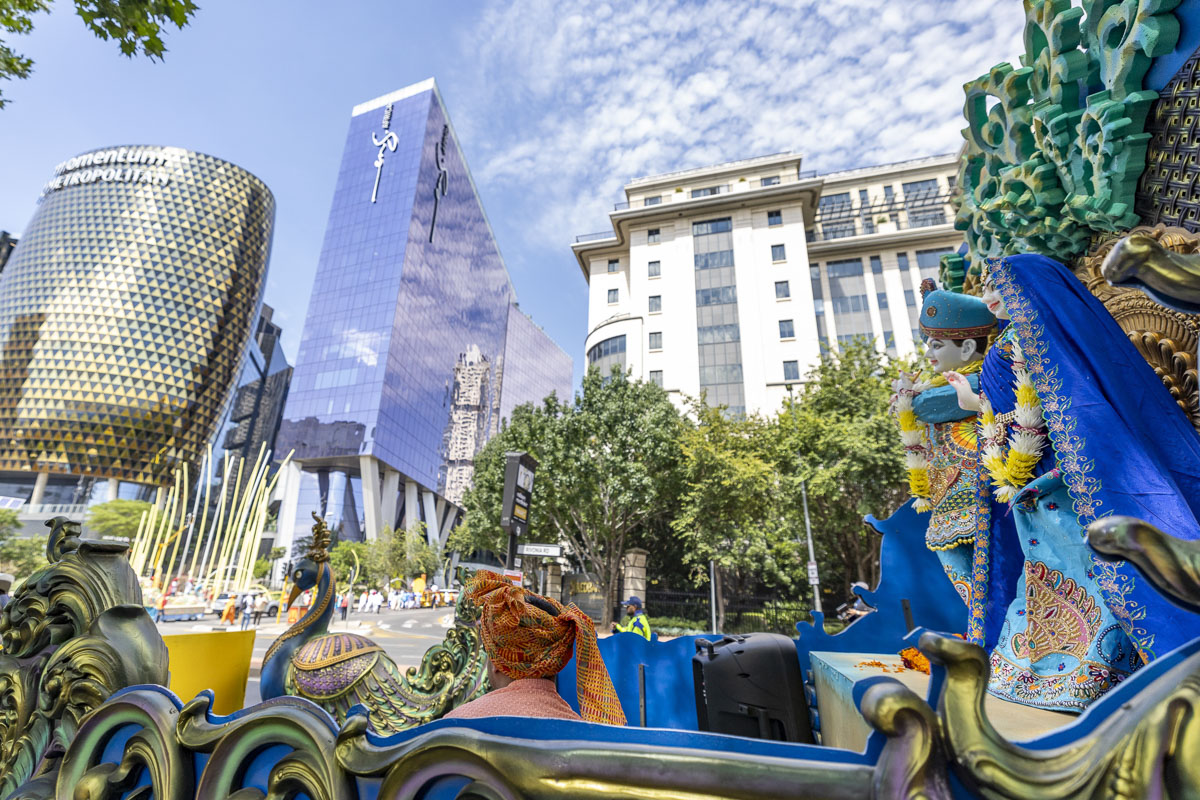 Nagar yatra through the streets of Johannesburg