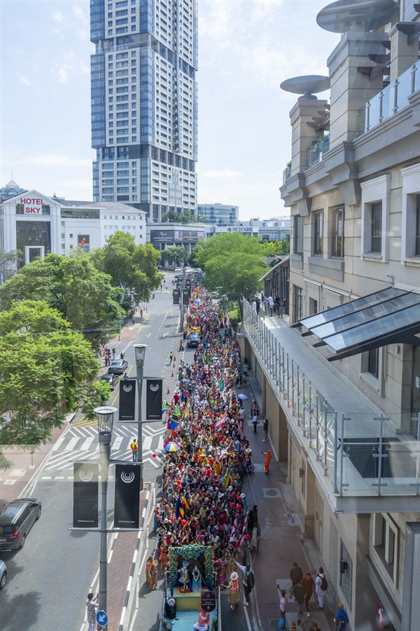 Nagar yatra through the streets of Johannesburg
