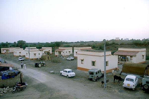   Various views of the BAPS-reconstructed village of Shrijinagar