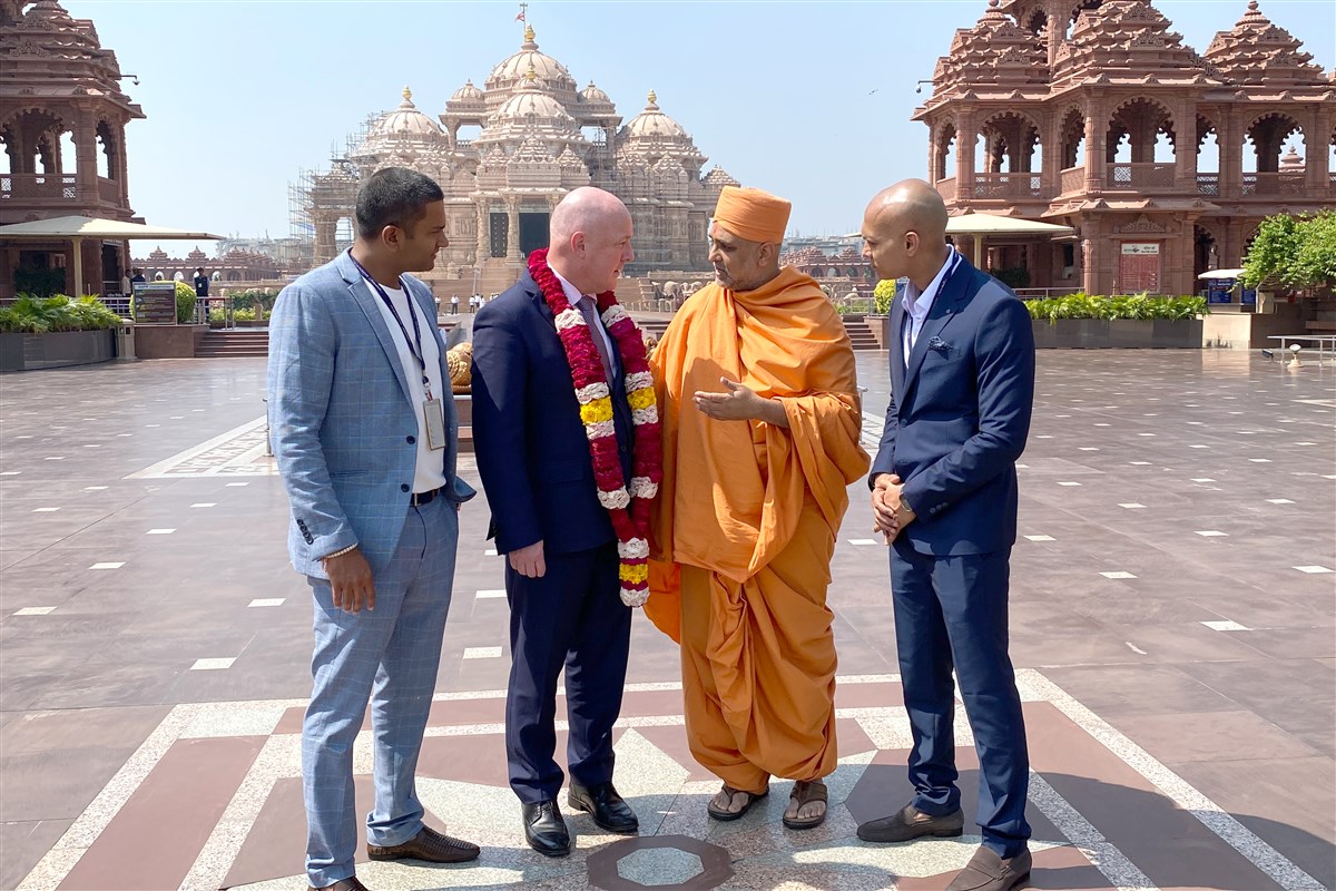 PM of New Zealand, Visits Akshardham