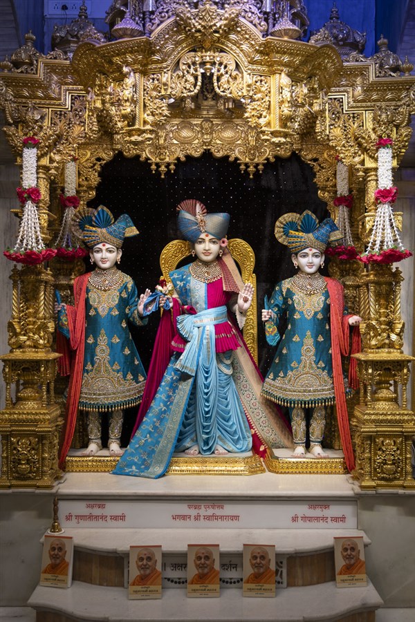 Bhagwan Swaminarayan, Aksharbrahma Gunatitanand Swami and Shri Gopalanand Swami
