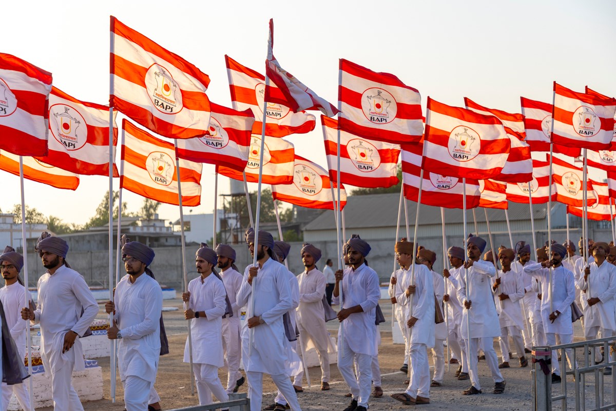 Nagar Yatra in the Akshardham campus