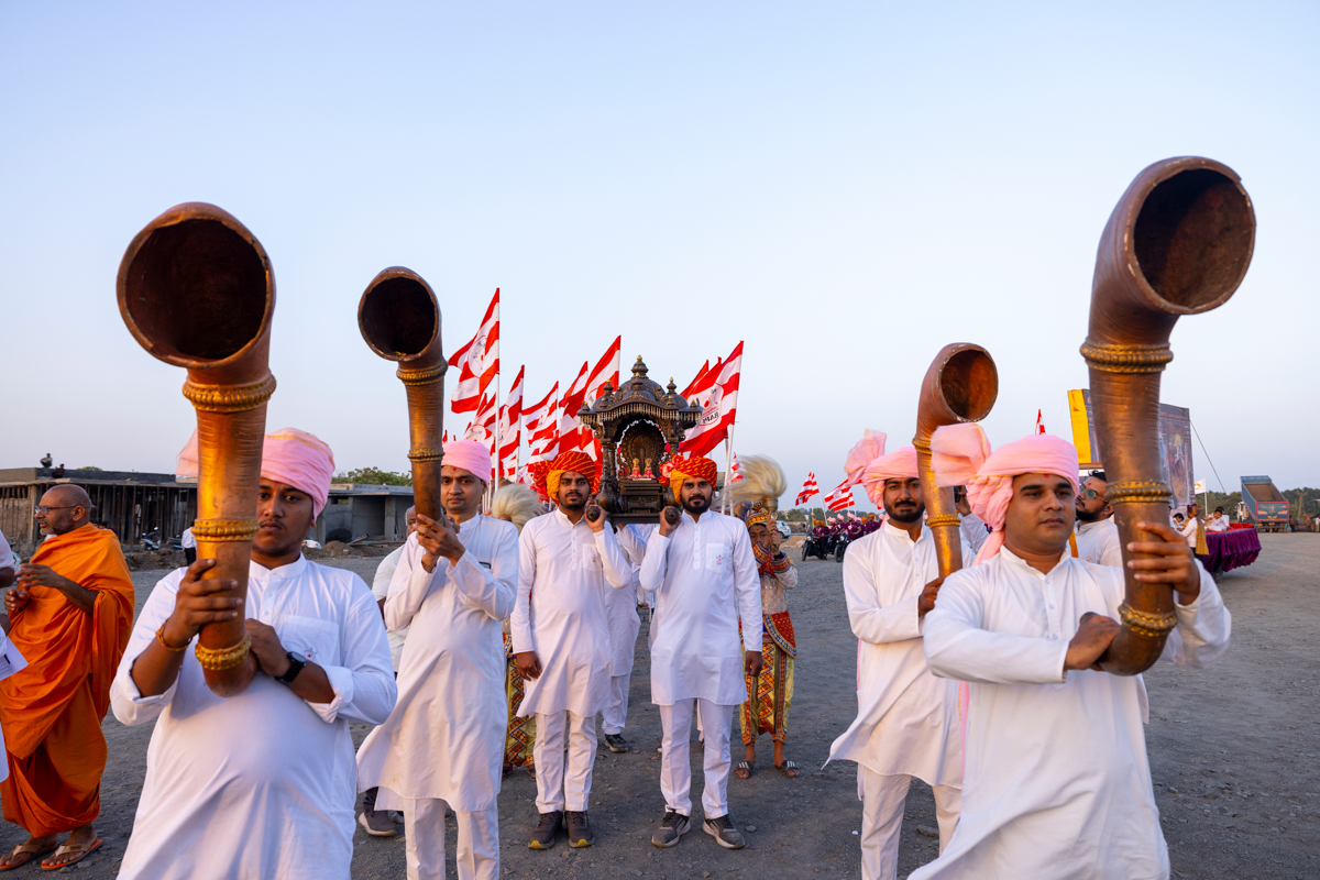 Nagar Yatra in the Akshardham campus