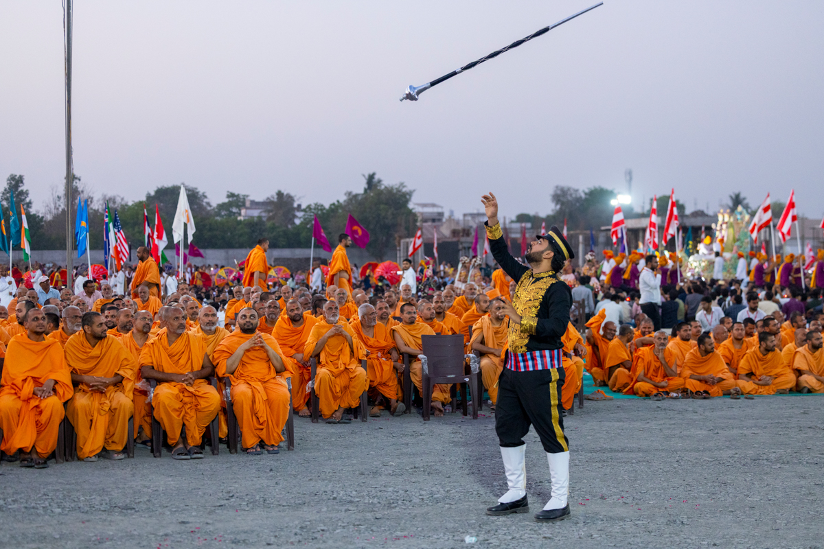 Nagar Yatra in the Akshardham campus