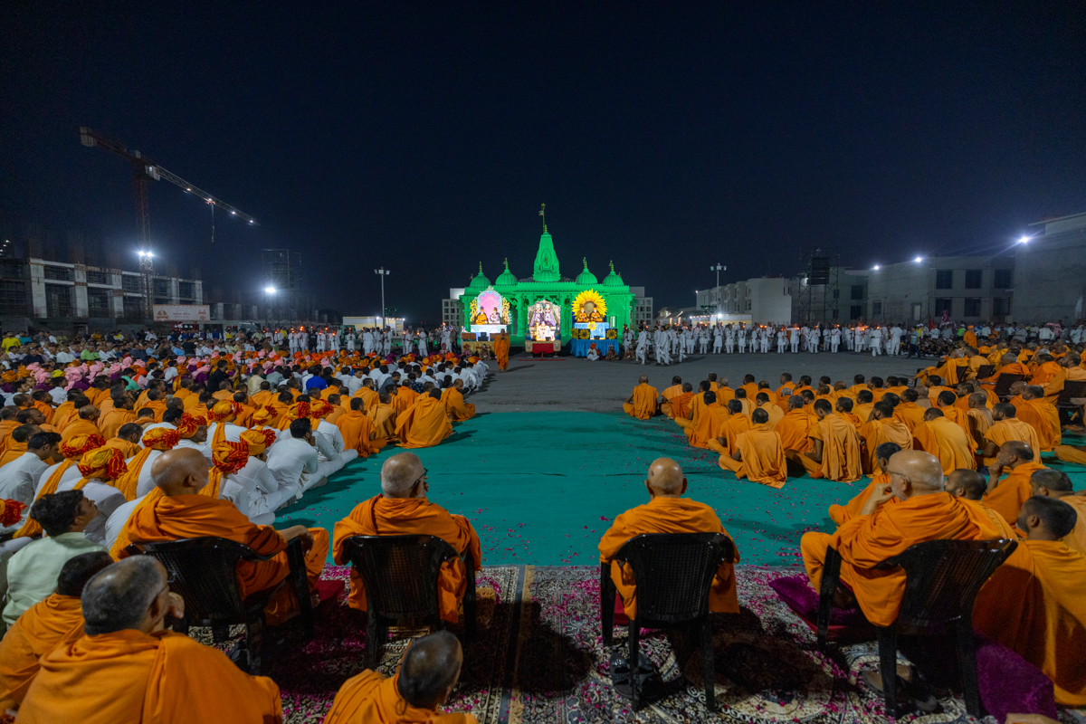 Nagar Yatra in the Akshardham campus