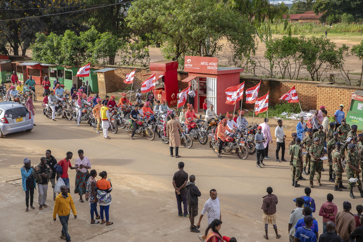 Nagar yatra through the streets of Mzuzu