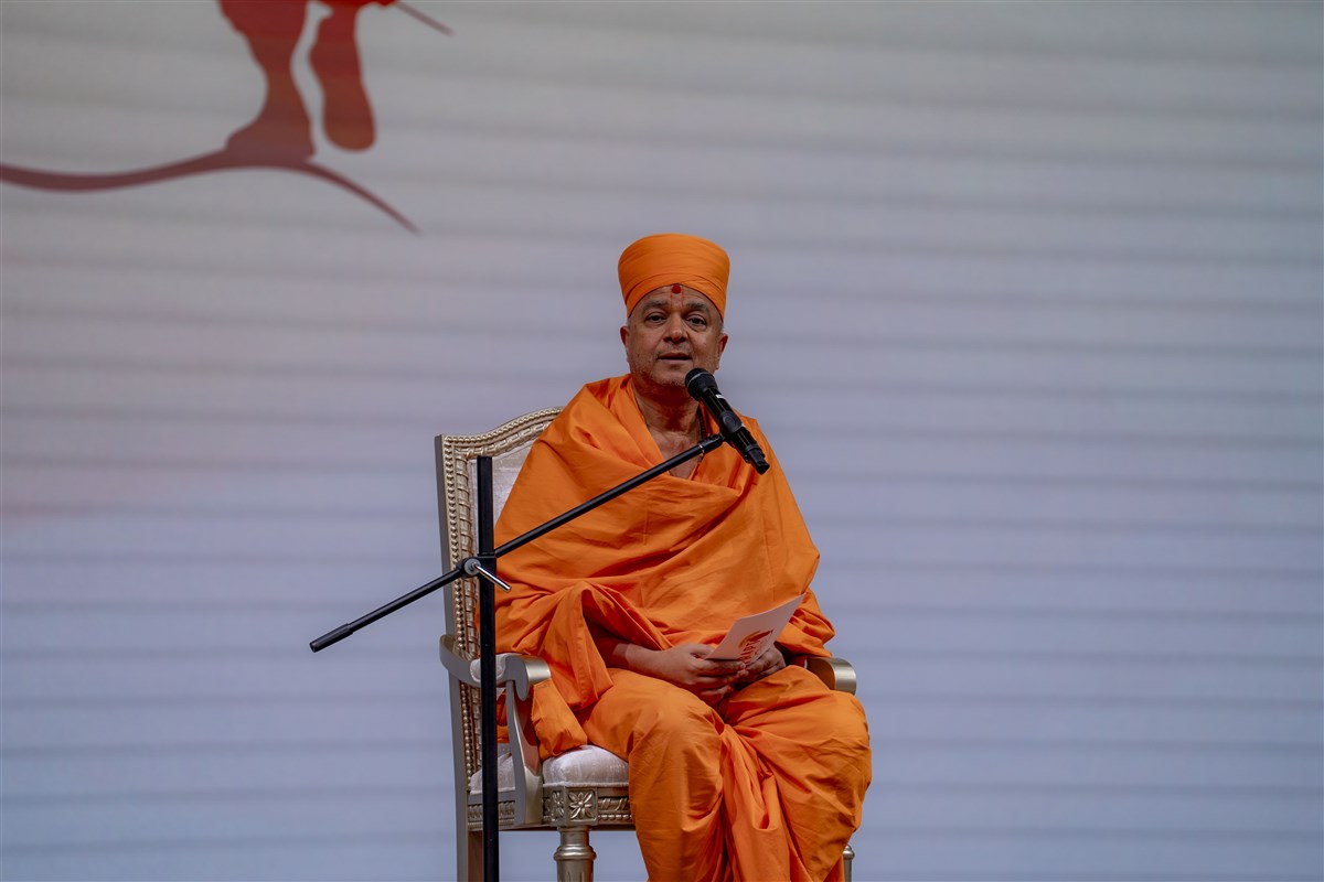Swami Brahmaviharidas delivers a keynote on discovering 'Whose we are?'