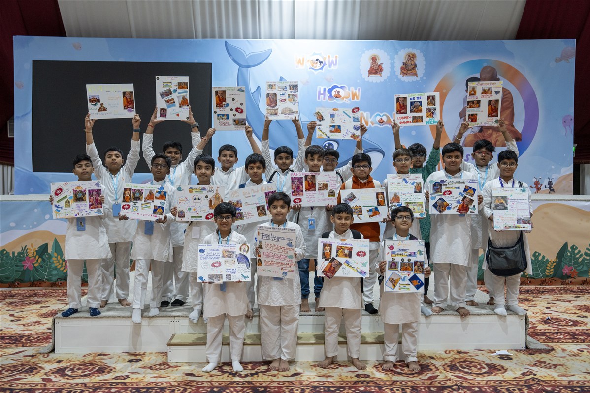 Balaks with their 'Prapti Vision Board'