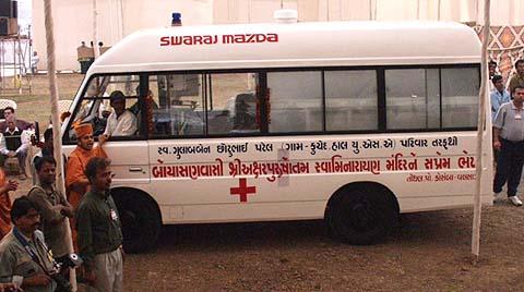 A new Medical Van was inaugurated by Swamishri, to provide free medical services in tribal areas