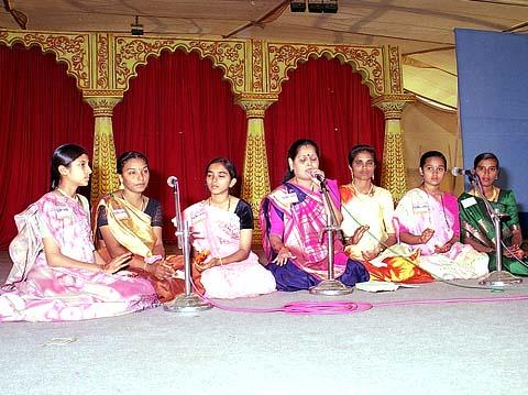 Bhajans were sung melodiously 