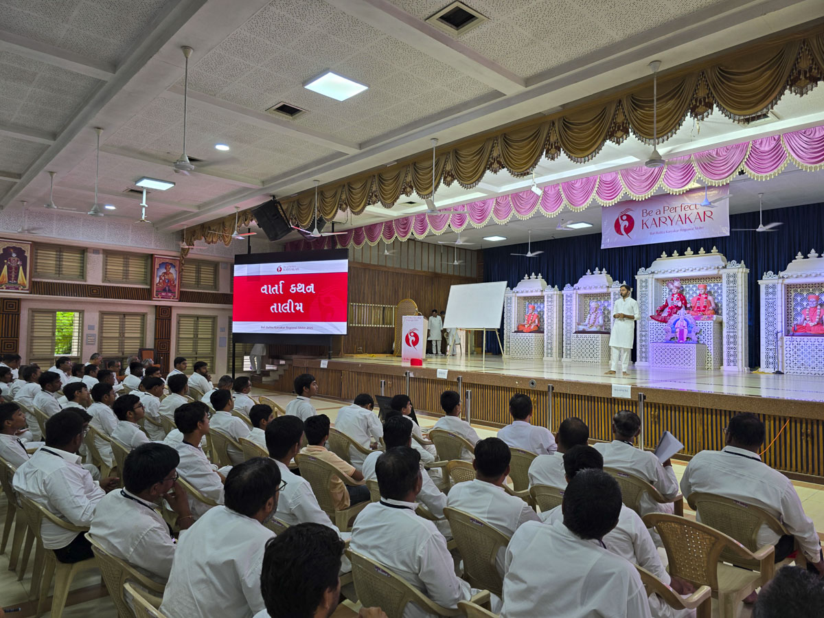 Regional Training Camps for BAPS Bal Activities Volunteers, India