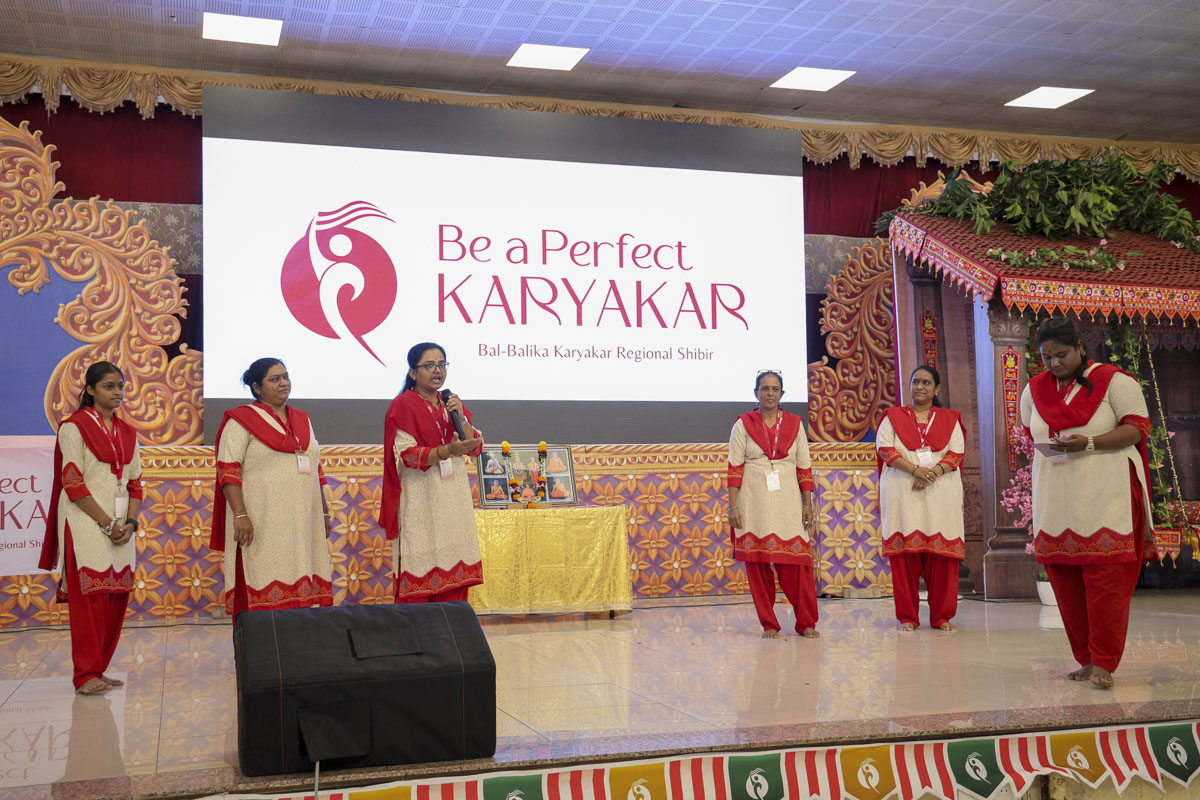 Regional Training Camps for BAPS Balika Activities Volunteers, India