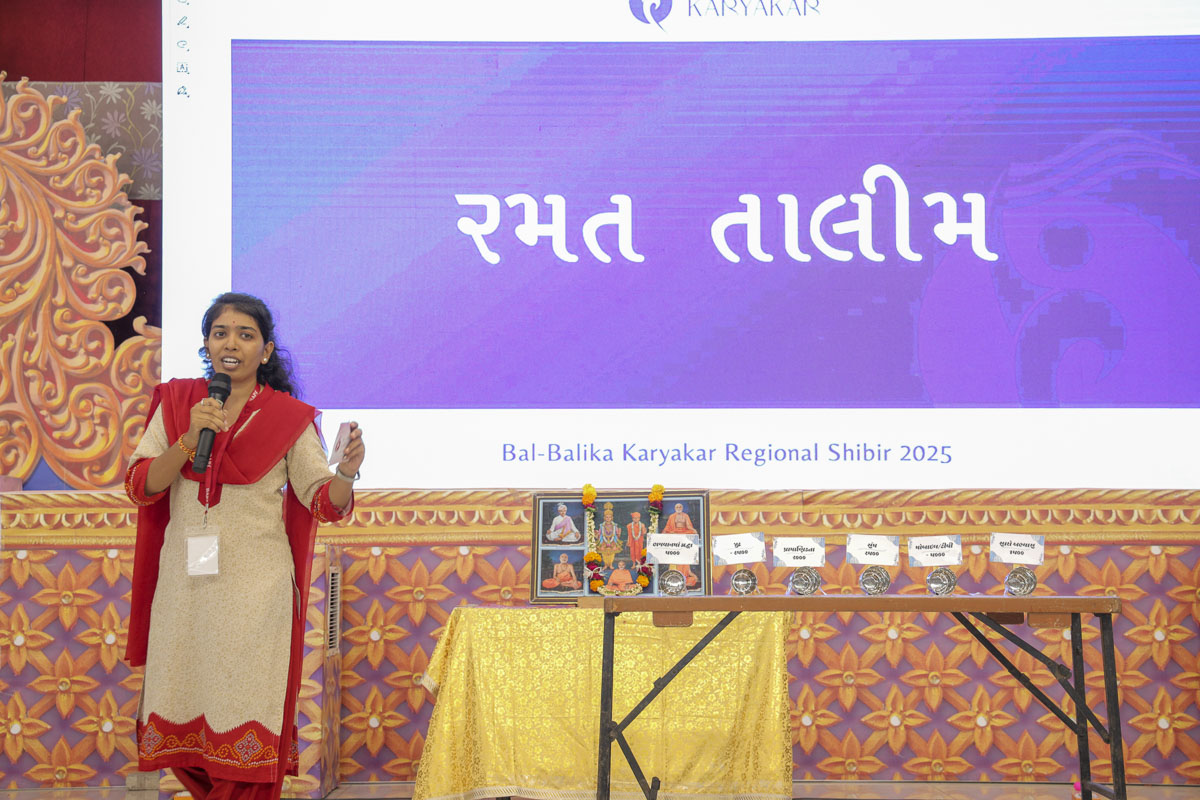 Regional Training Camps for BAPS Balika Activities Volunteers, India