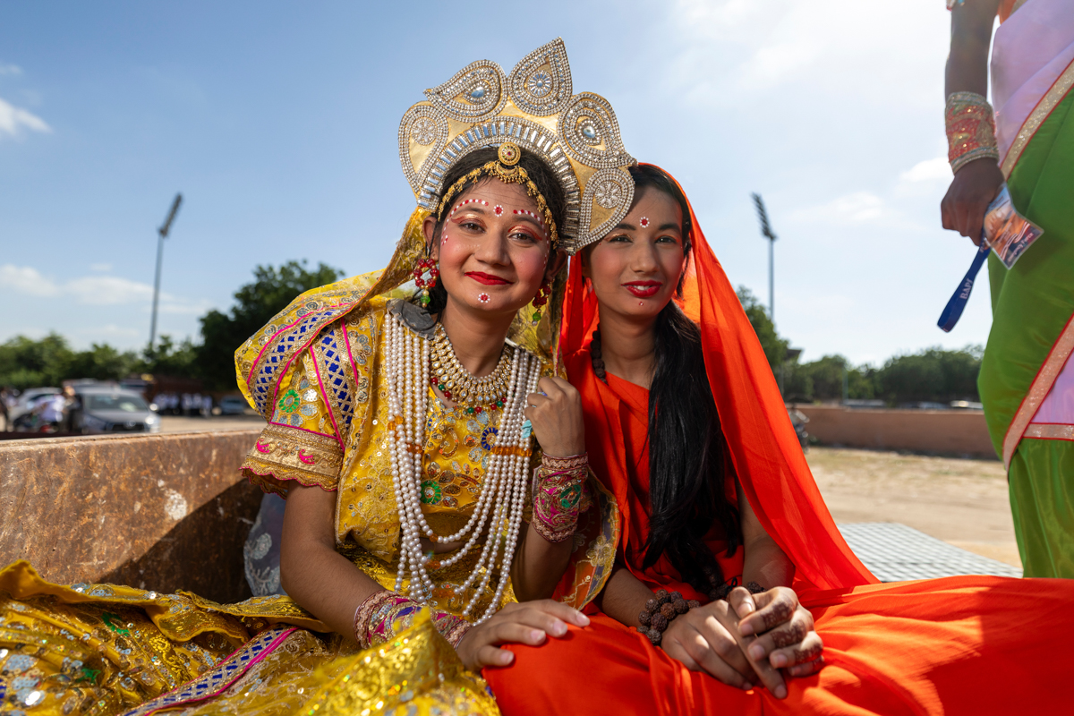 Balikas during the nagar yatra