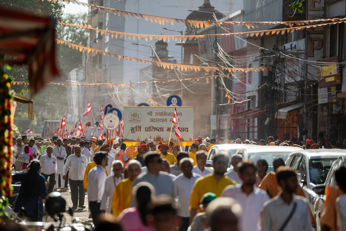 Nagar yatra through the streets of Jodhpur