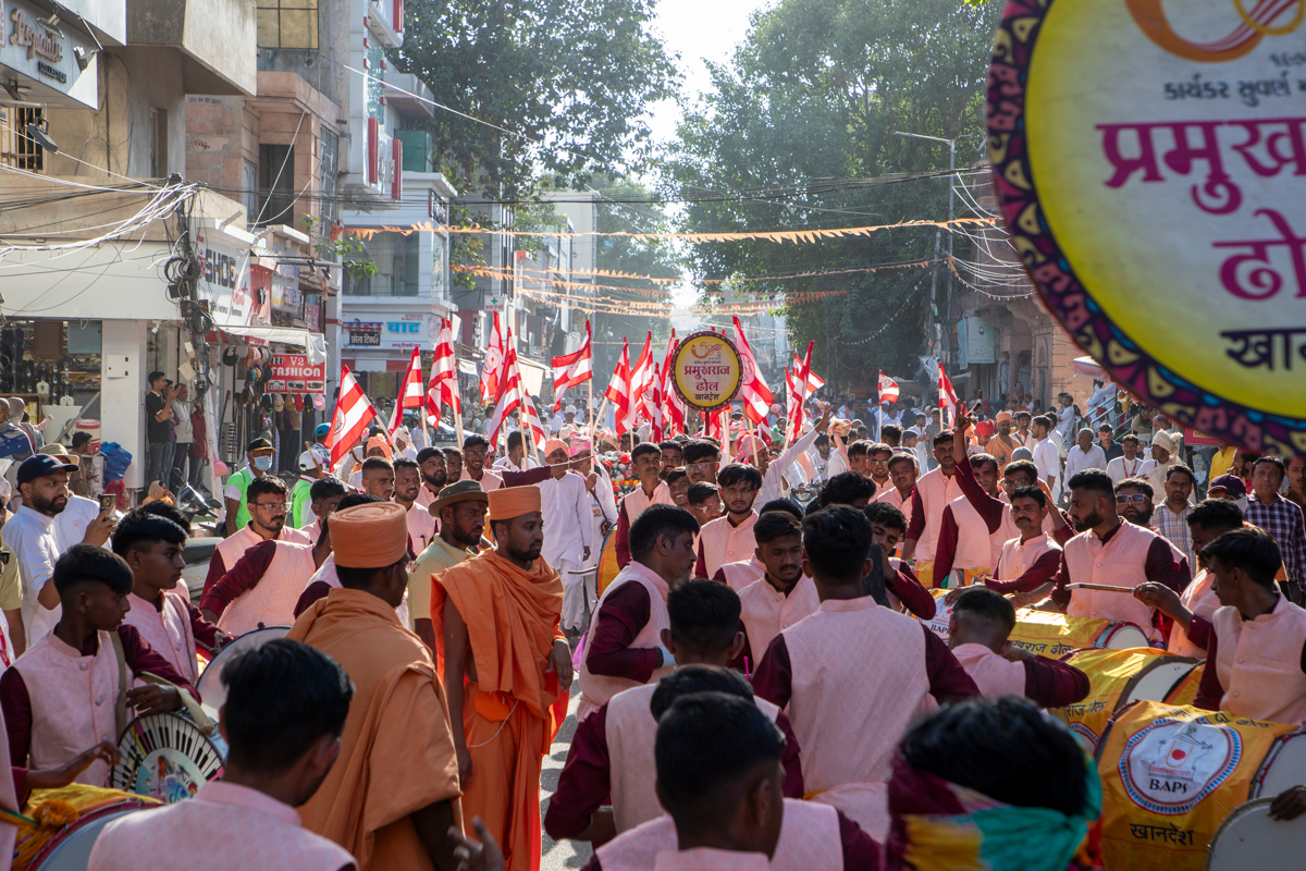 Nagar yatra through the streets of Jodhpur