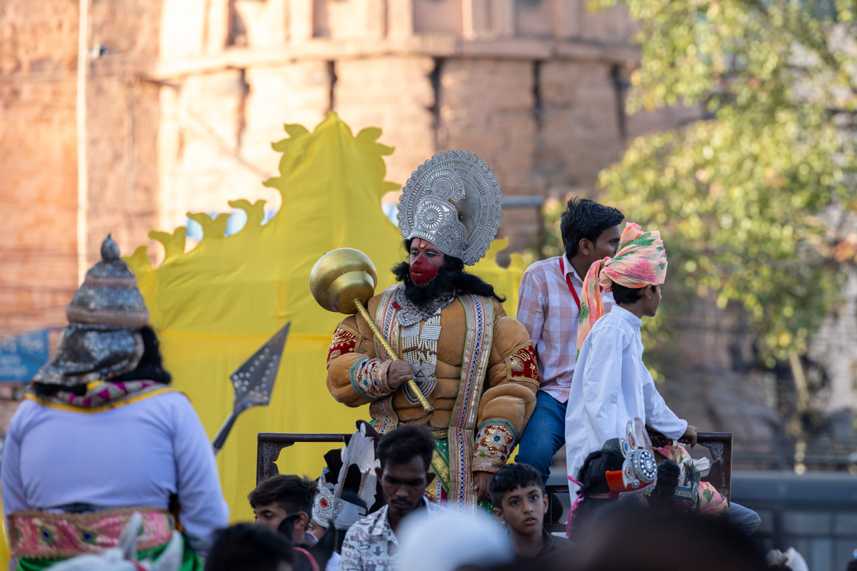 Nagar yatra through the streets of Jodhpur
