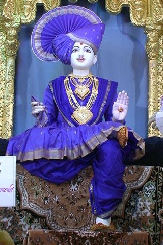 Lord Ghanshyam Maharaj in a beautiful attire