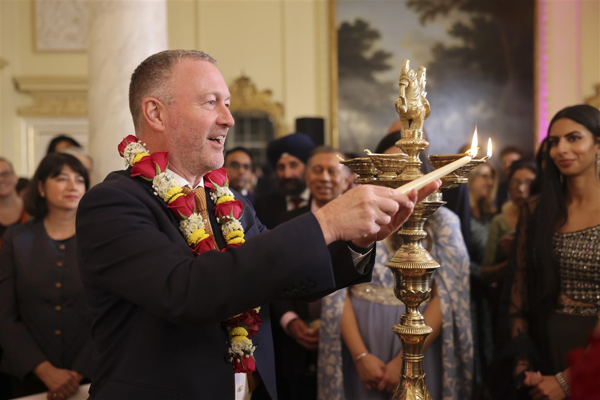 Secretary of State for Housing, Communities and Local Government, Steven Reed, hosted a Diwali reception at the Prime Minister’s residence at 10 Downing Street
