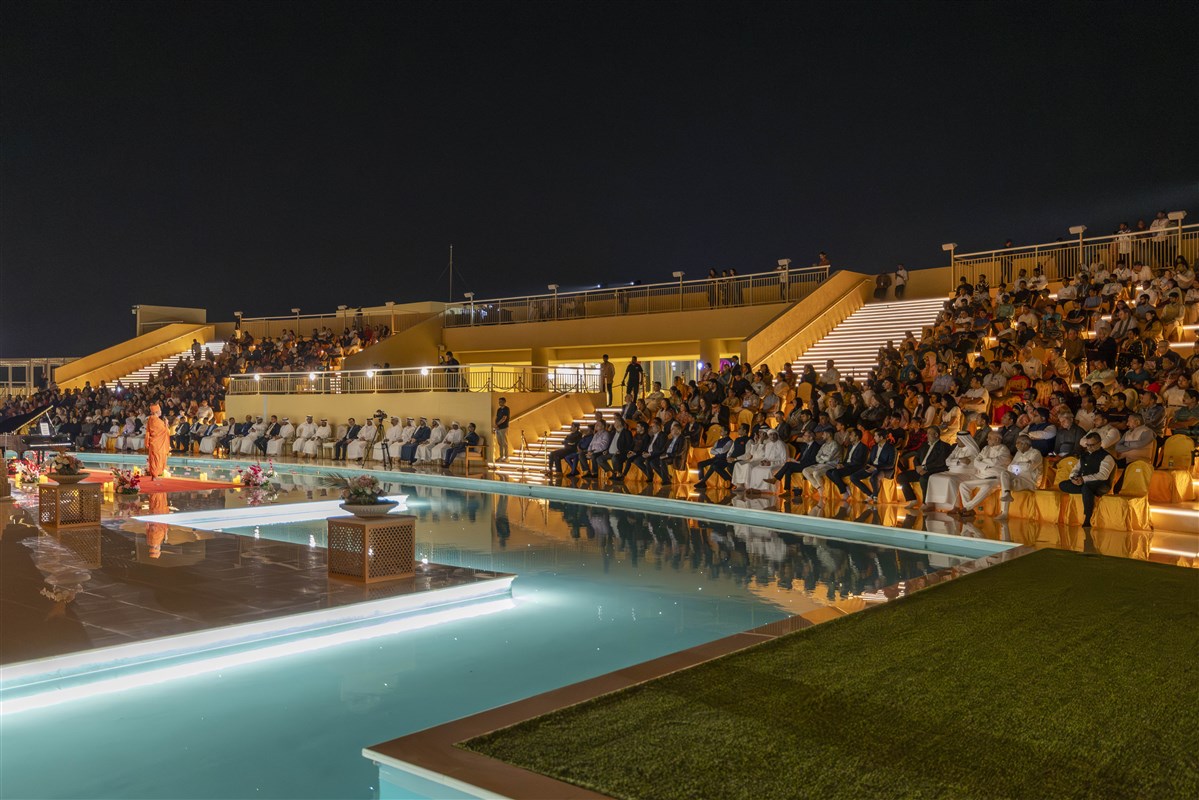 Swami Brahmaviharidas concluded by expressing gratitude to the UAE leadership, for their support not only for the Mandir but also in empowering People of Determination across the nation and helping each of them shine.