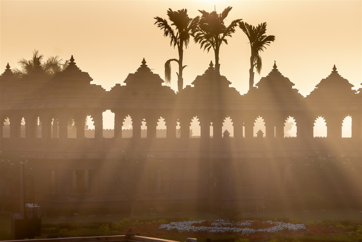 View of Swaminarayan Akshardham