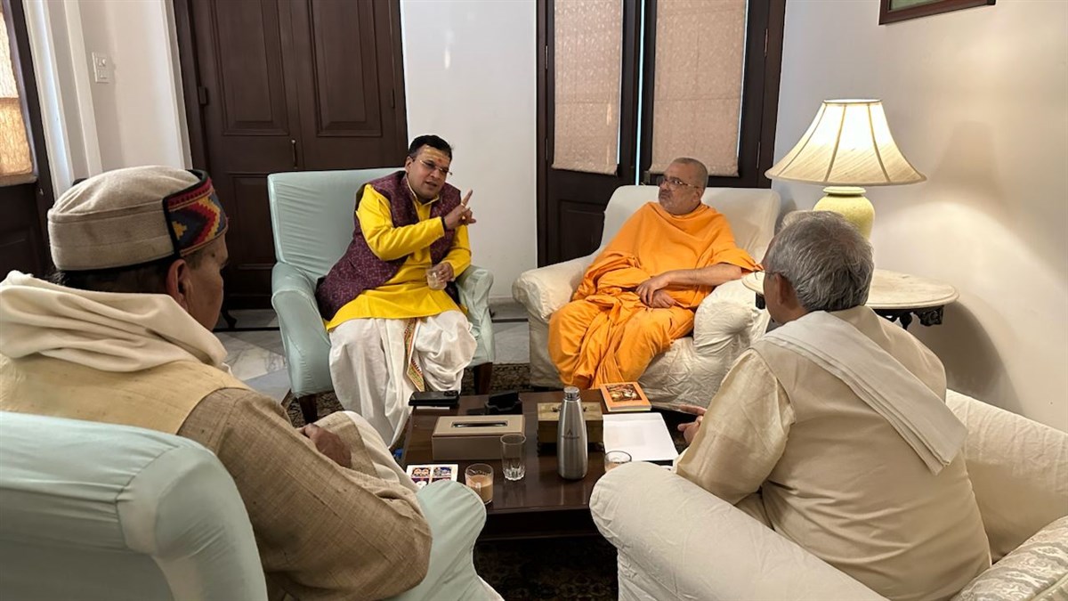 Bhadresh Swami in conversation with renowned Sanskrit Scholars