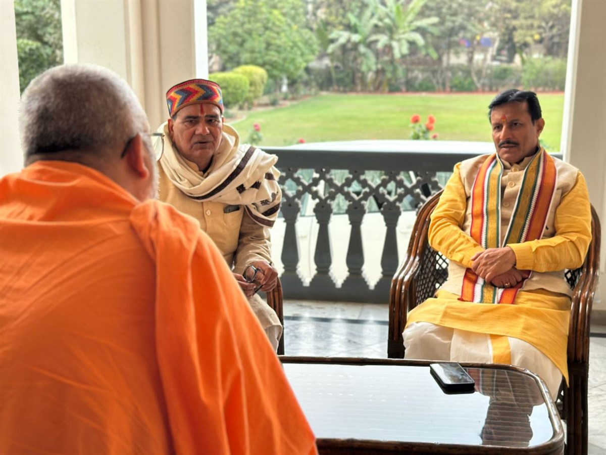 Bhadresh Swami in conversation with renowned Sanskrit Scholars