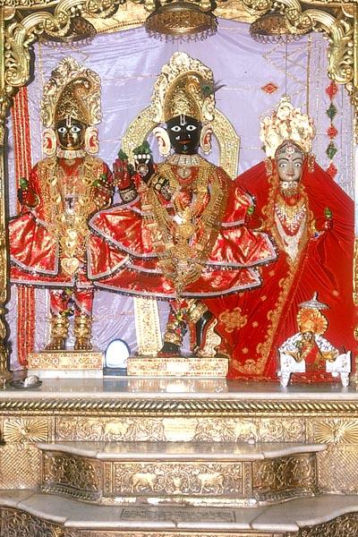 Shri Harikrishna Maharaj, Shri Gopinath Dev and Shri Radhaji 