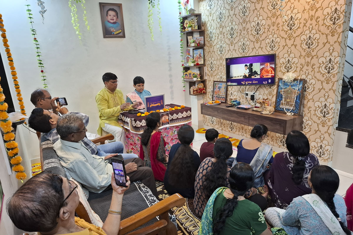 Children's Felicitation Ceremony at Home