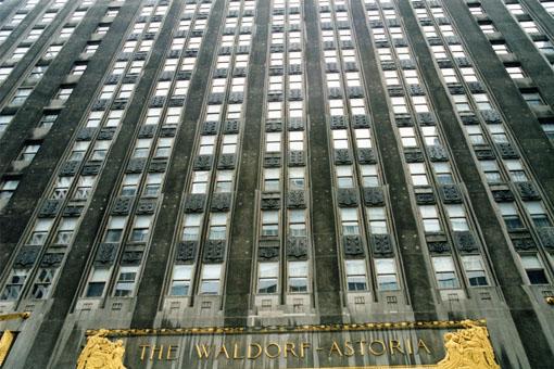 The Waldorf - Astoria in Manhattan, where the delegates were accomodated and some sessions of the Peace Summit were held