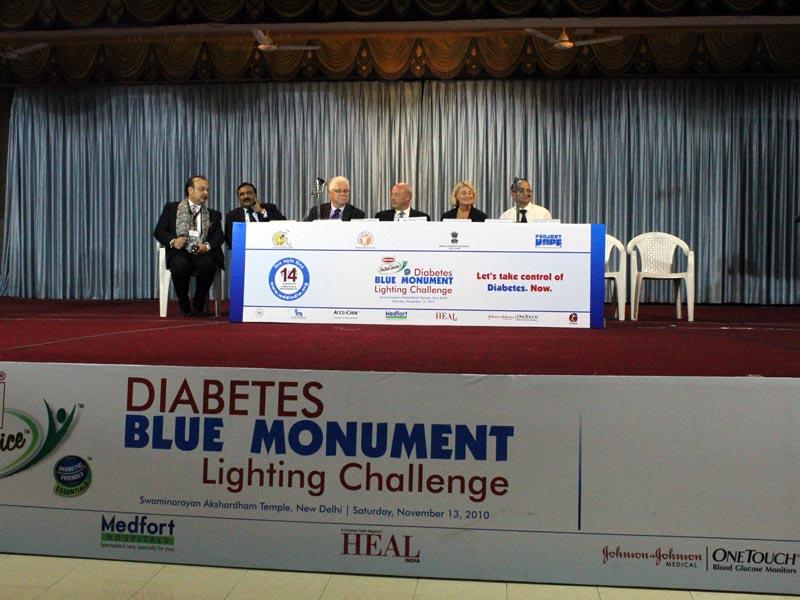 World Diabetes Day celebration at Swaminarayan Akshardham, New Delhi - 