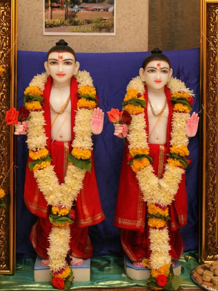 Murtis to be consecrated at BAPS Shri Swaminarayan Mandirs at Avatadiya, Veraval and Shantadevinagar (Navsari)
