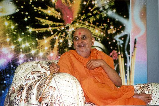 Swamishri said "Finally after a long wait, you got a good place to worship" (Swamishri had toured houses of devotees till 4am in 1977)